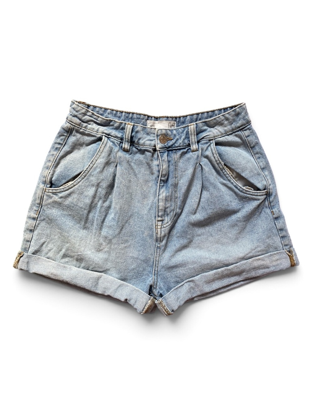 Light Wash Denim Shorts Mom Jeans – Dynamite refuge denim